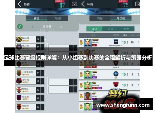 足球比赛晋级规则详解：从小组赛到决赛的全程解析与策略分析
